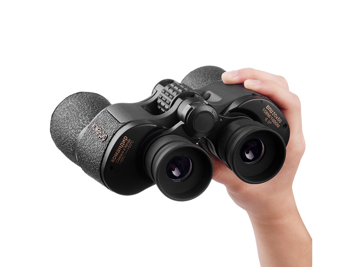 Binóculos 20 X 50 para Adultos, Binóculos Compactos À Prova D'água, para Observação de Pássaros, Caça e Viagens JYTGALX (preto)