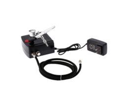 Kit Compressor de Ar Profissional com Pincel Aéreo | S/MARCA