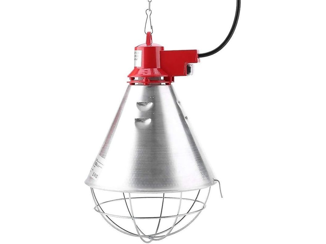 Lámpara De Calor Para Aves 220v Tapa De Bombilla Infrarroja Sin Bombilla