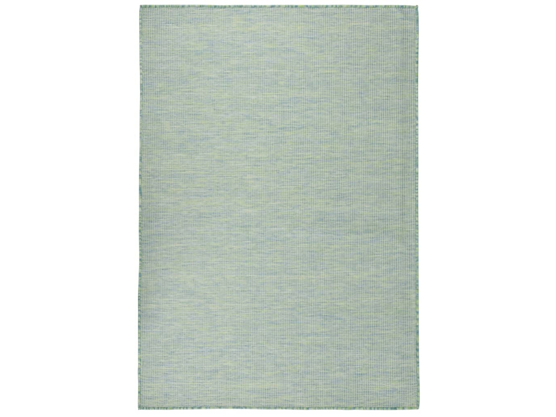 Tapete VIDAXL Turquesa Plástico (160 x 230 cm)