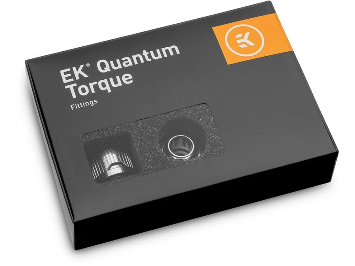 Conector EKWB Quantum Torque Hdc 12Mm Níquel Pack 6