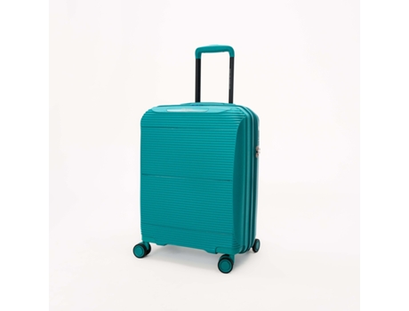 Maleta Journey Jet Turquesa De Cabine 20 Leve E Expansível, Rodas Duplas 360°, Cadeado Tsa Travel Blue