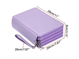 Estojo Para Lápis Aquaforge (216 Compartimentos, Pu Roxo)