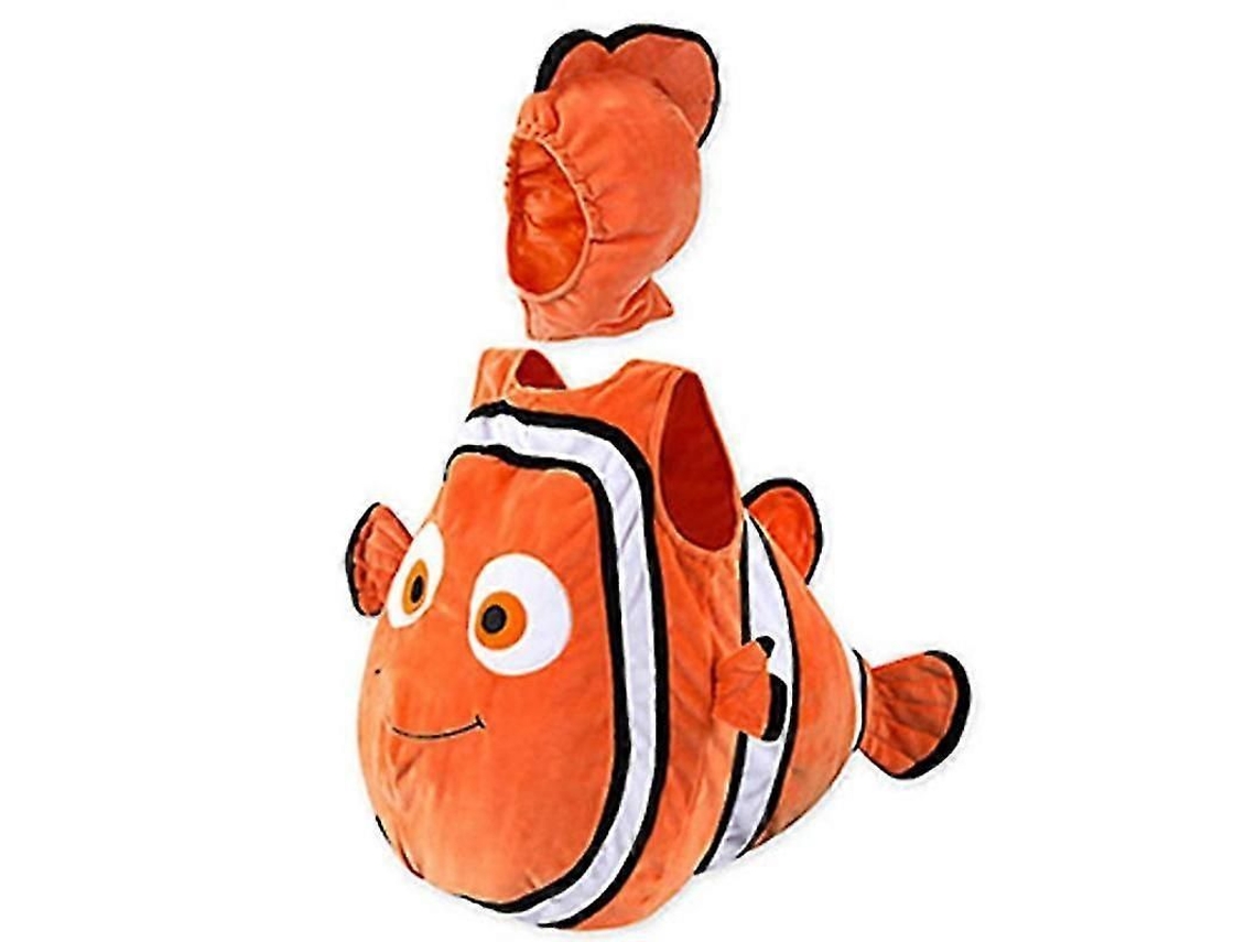 Roupas Infantis De Dança Cartoon Nemo Peixe Palhaço Para Meninos E Meninas Traje De Atuação Tamanhos S M L Xl M- 90-110cm