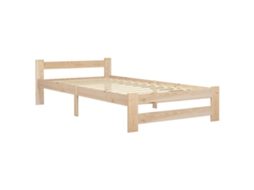Estrutura de Cama 100x200 Cm Pinho Maciço MAISON EXCLUSIVE