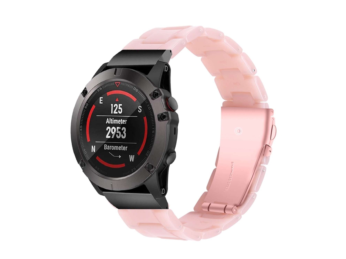 Bracelete Resina Luxury Rosa Amazfit T-Rex 2