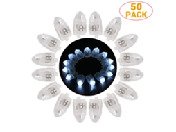 Mali 50pcs Luzes de Balão Led Mini Superbrilhantes para Decoração de Festas
