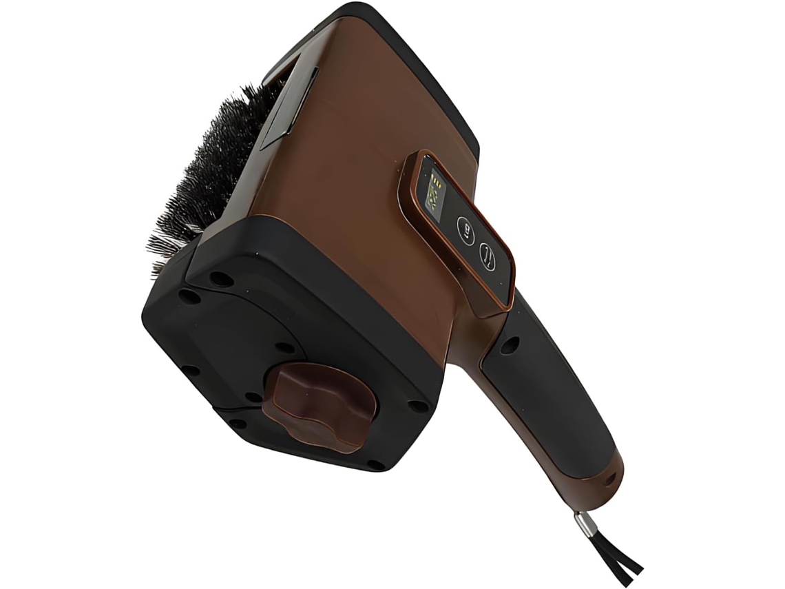 Escova Elétrica Para Churrasqueira Com Luz Led E Protetor Contra