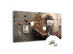 Quadro Magnético Pacote De Café Fresco Para A Cozinha Espelharte (120x60 Cm)