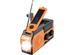 Rádio de manivela, carregador solar, emergência, GOKOCO