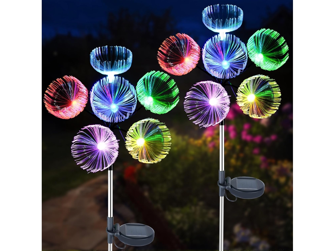 Luzes Solares Em Formato De Flor, Decoração De Jardim À Prova Dágua SUNNY SPACES