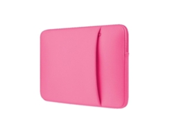 Lurelia Capa Protetora Para Portátil De 13 Polegadas Macia Com Zíper Acolchoado Transporte Bolsa Computador Rosa Vermelha