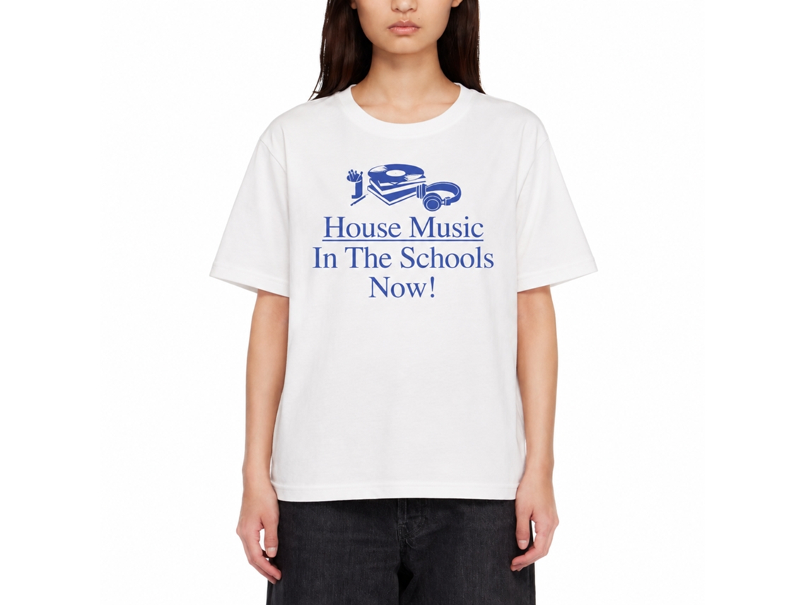 Rockinstone House Music In The Schools Now Plastic Garden™ T-shirt Unique Designer Style