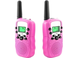 Walkie Talkie Infantil Mini Rádio De Comunicação Pacote Com 2 Brilvibera