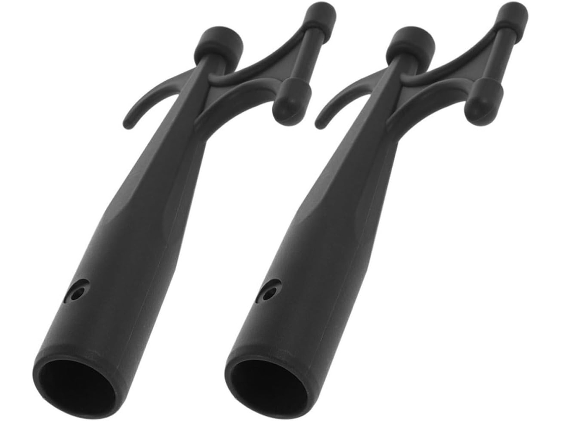 Gancho Para Barco, Ferramenta Multiuso, Preto, Multifuncional, Nylon Resistente, Furo Na Base, Conjunto De 2
