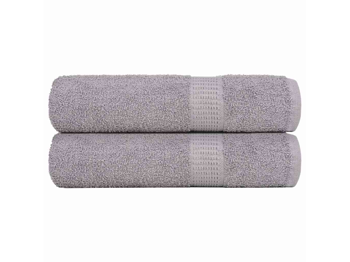 Shower Towel, Shower Towels Vidaxl Cinzeto Algodão (70 X 140 Cm)