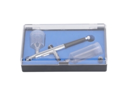Kit De Aerógrafo De Doble Acción 0.2-0.3mm Portátil Profesional Para Maquillaje Y Arte Comercial