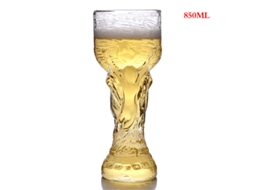 Caneca de Cerveja para Jogo de Futebol, Copo de Vidro, 850 Ml AQUAFORGE