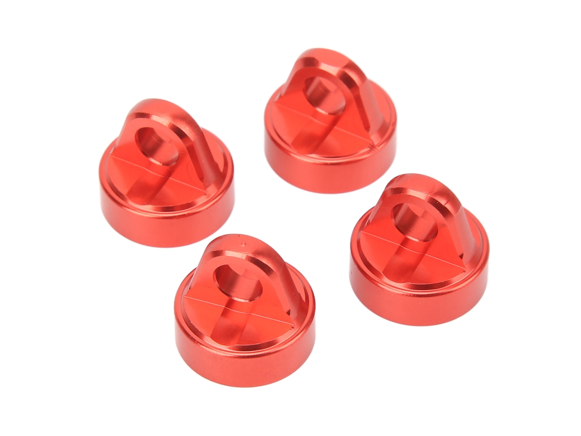 Mali 4pcs Tampa Superior do Amortecedor de Rc em Liga de Alumínio para Losi 1/10 Tenacity Pro 4wd Brushless Sct Vermelho