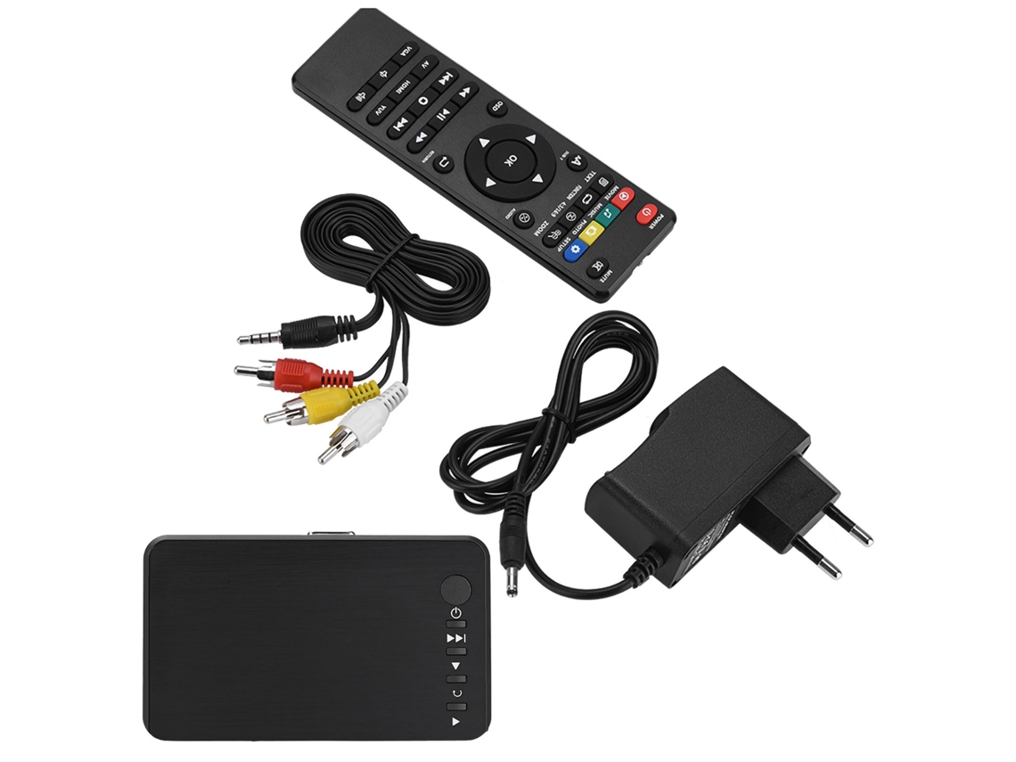 Aetheria reprodutor Multimídia Hd 1080p com Interface Hdmi e Controle Remoto Ir