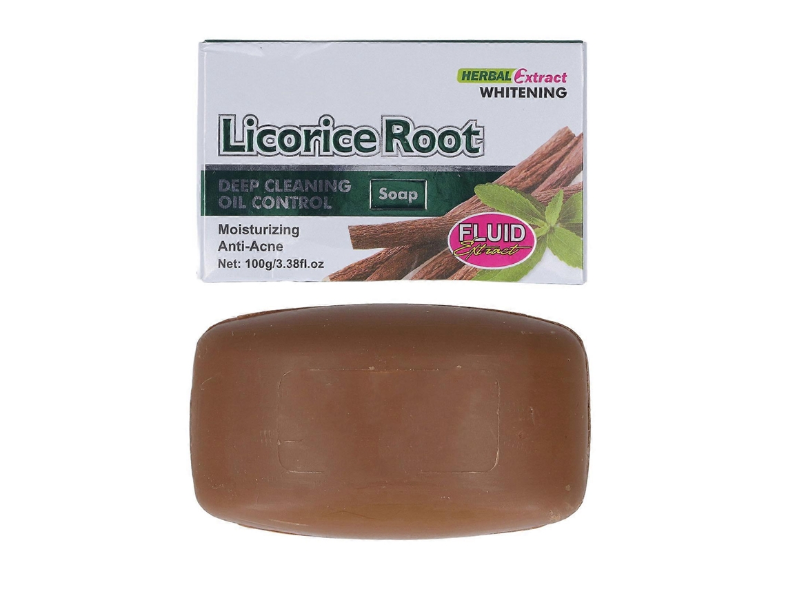 Sabonete Hidratante E Iluminador De Alcaçuz, Para Limpeza Facial, 100g, Para Homens E Mulheres.