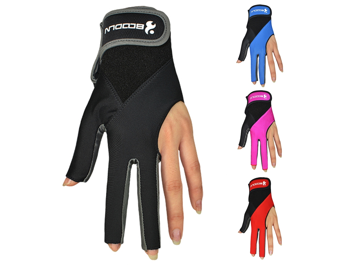 Yncm-luvas De Bilhar Mão Esquerda 1 Pc De Spandex