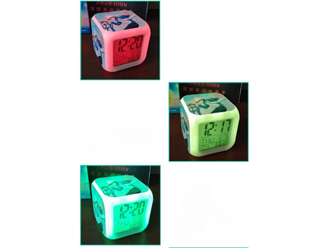 Relógio de Alarme Led de Cores Relógio de Alarme YANYXR