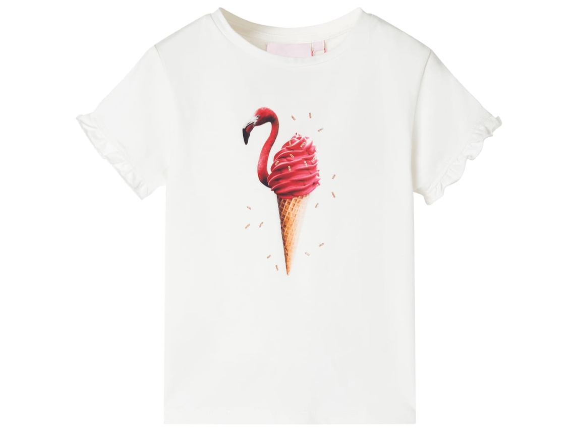 T-shirt Infantil Cor Cru 140