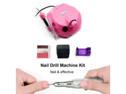 Máquina De Broca Para Unhas Com Pedal E Suporte 35000rpm Para Manicure E Pedicure