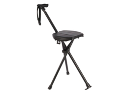 Bengala Com Assento, Portátil, Dobrável, Com Bancos Antiderrapantes, Ideal Para Praia E Camping. Leve E Feita De Alumínio.