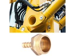 Conector Rosca Macho G1/2 Latão 5pcs 6mm