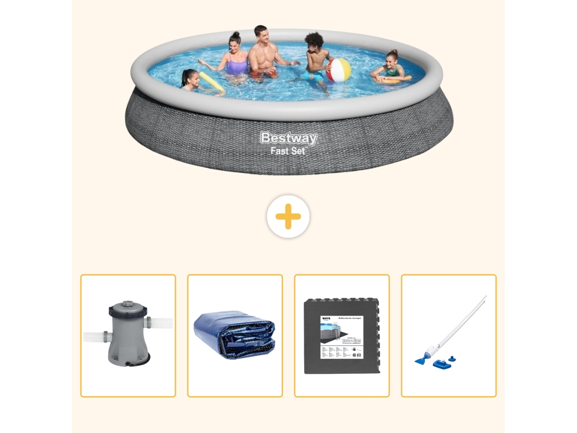 Bestway Piscina Bestway Fast Set Redonda - 457x84 Cm - 5-peças S315