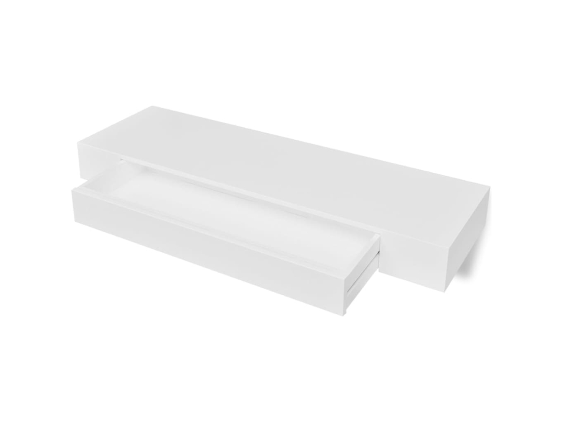 Wall Mounted Shelf, Wall Mounted Shelves Vidaxl Branco Mdf (80 Cm)