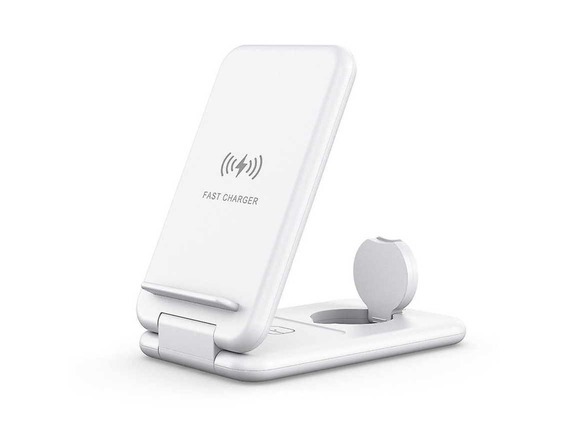 Carregador Estação Carregamento Para Apple, Samsung Yizhood Seda Branco
