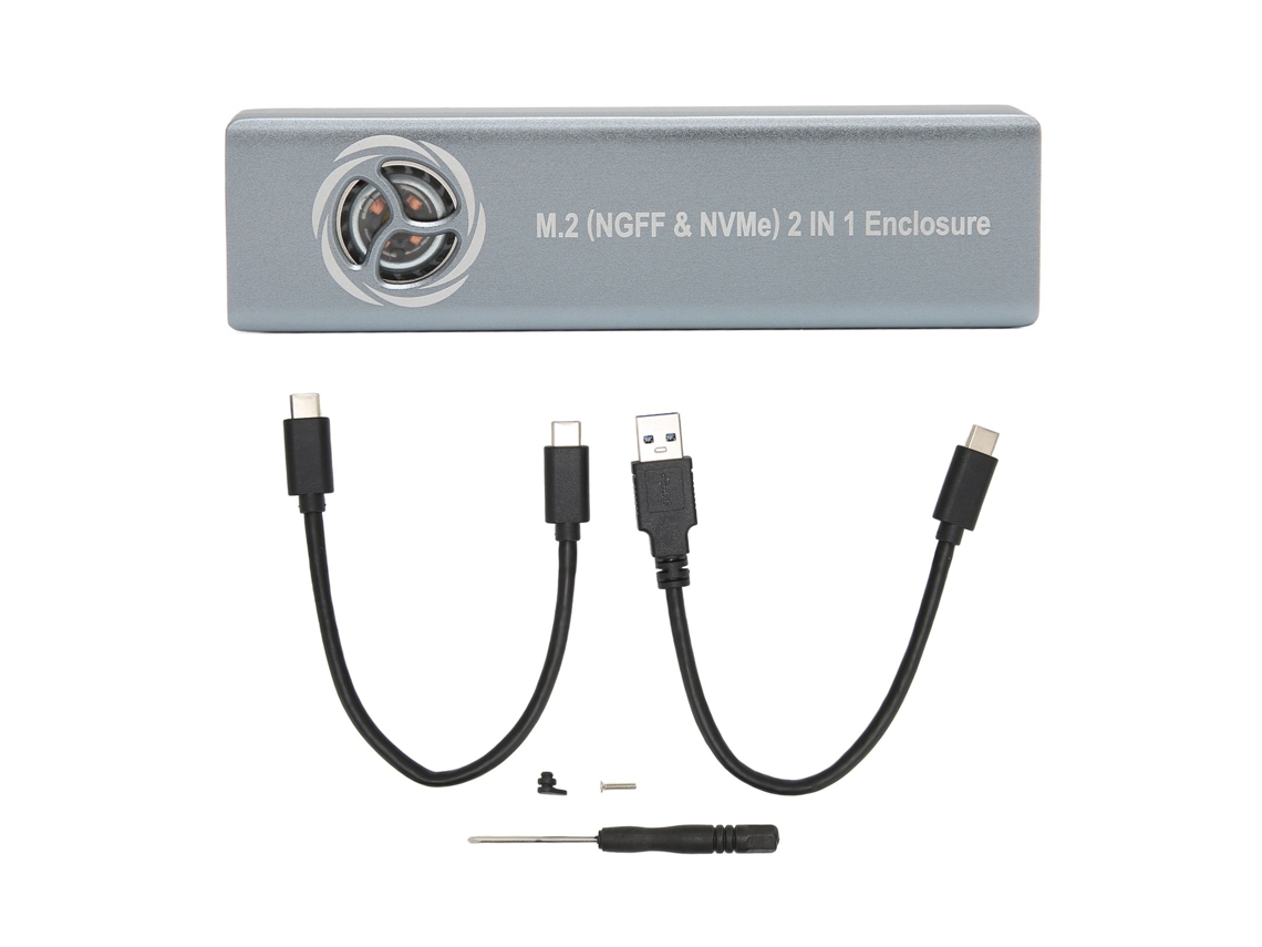 Enclosure Ssd LAXISCREED Dual Nvme/ngff 2 em 1