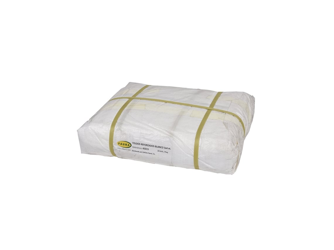 Lona De Protección Blanca | Lona Cubierta Impermeable |  Polietileno Reforzado - Blanco | Varias Medidas 3x2 M.