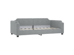 Day Bed, Day Beds Vidaxl Cinzeto Tecido (90 X 200 Cm)