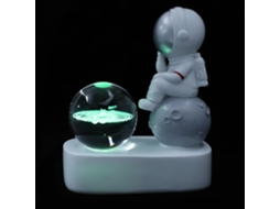 Bolas Cristal Astronauta Resina Vidro Efeito Decorativa Presente Criativo Aniversários Decoração Interiores GOKOCO