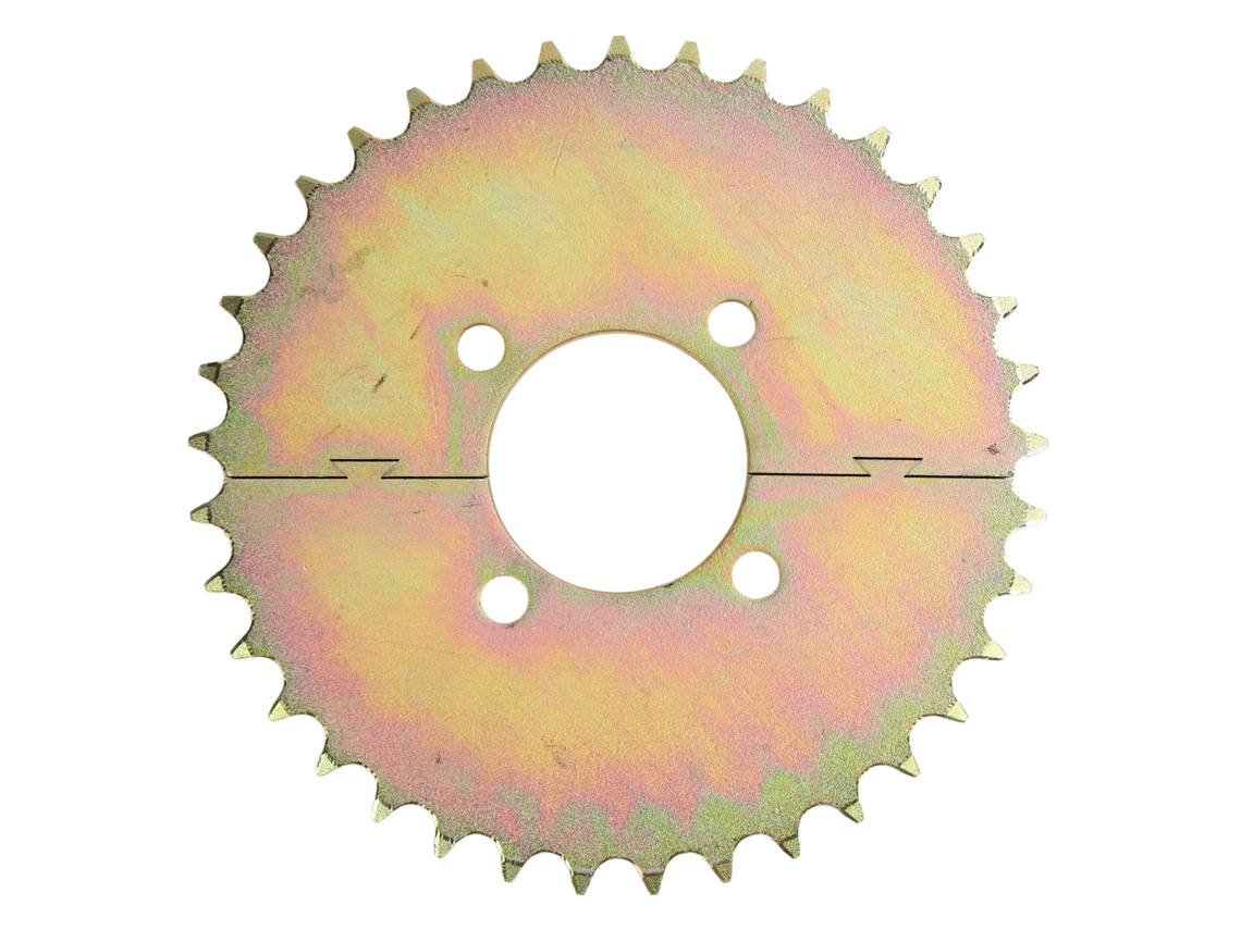 Polia de Corrente Mali 530 37d, Aço, 58mm, ATV, Go Kart, Peças de Modificação