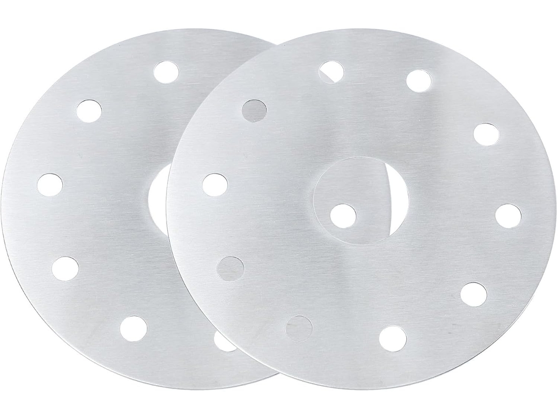 Placas Difusoras De Calor Para Placas De Indução, Conjunto De 2 Peças, 123 Cm, Aço Inoxidável Placas Difusoras De Calor Para Placas De Gokoco