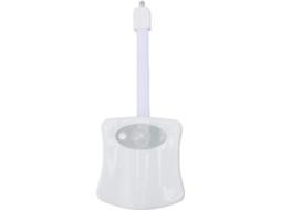 Luz De Led Para Vaso Sanitário Com 16 Cores, 5 Níveis Brilho E Sensor