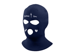Máscara de cara de ponto balaclava 3 buracos respirável para inverno homem e mulher S/MARCA