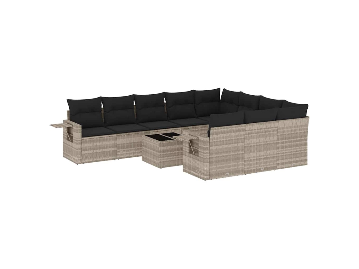 Garden Sofa Set, Garden Sofa Sets Vidaxl Cinzeto Rattan / Vime (n/a)