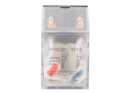 Relé Intermedio Electromagnético Hh52p 220vac 5a 8 Pines Dpdt
