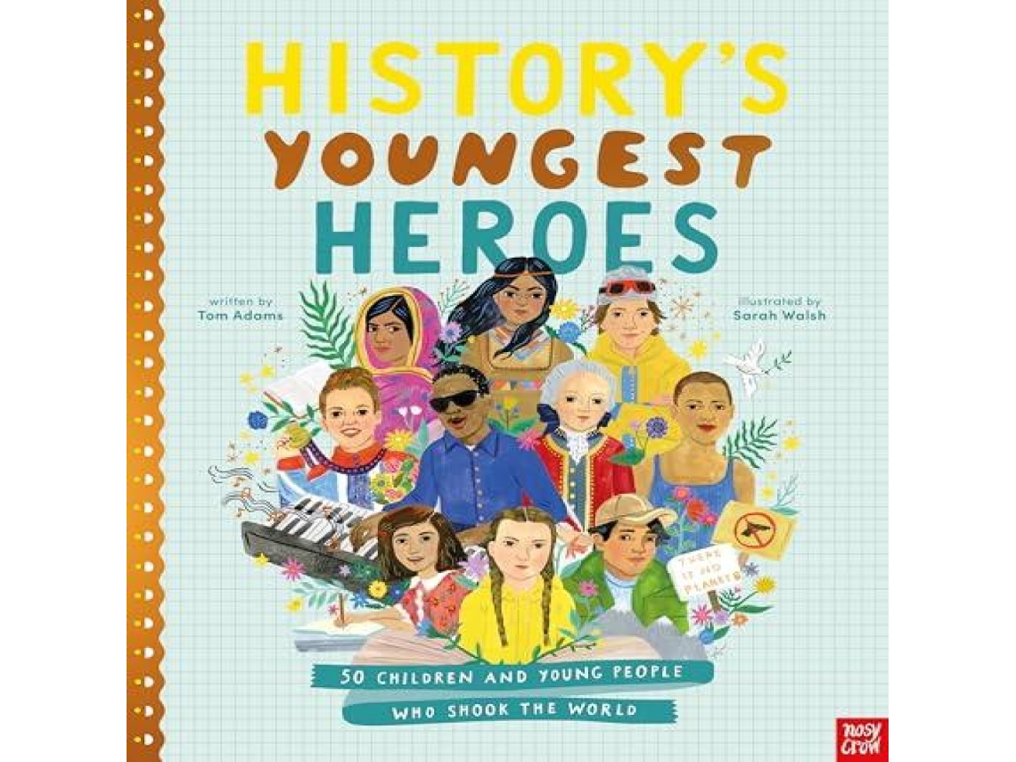 Livro Historys Youngest Heroes de Tom Adams (Inglês)