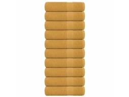 Bath Towel, Bath Towels Vidaxl Ouro Algodão (100 X 150 Cm)