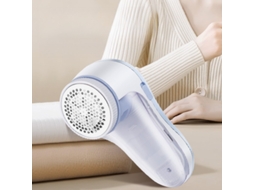 Removedor De Cotão Hexinyigjly 3 Velocidades, Visor Led, Recarregável, Para Roupa/sofá Azul Claro Azul Claro