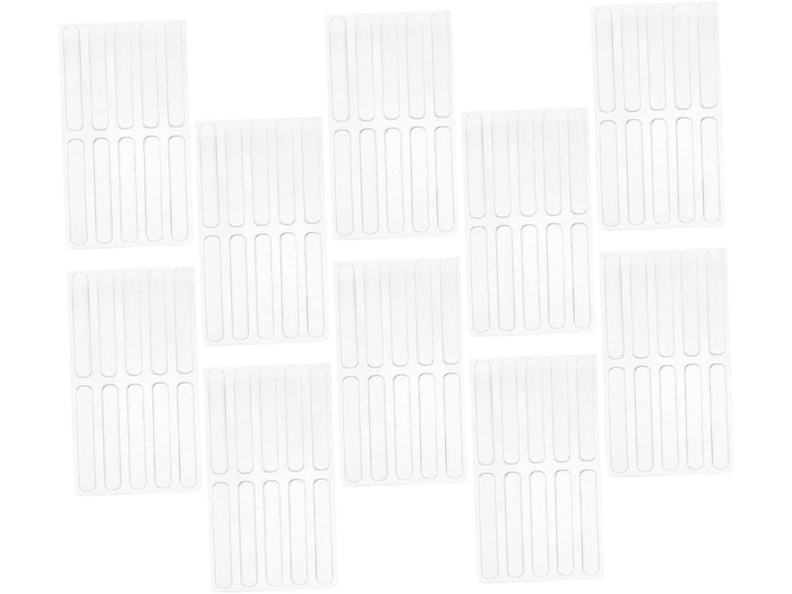 10 Folhas De Protetores Borracha Transparentes Para Portas Correr E Tampos Mesa, Autoadesivos E Flexíveis