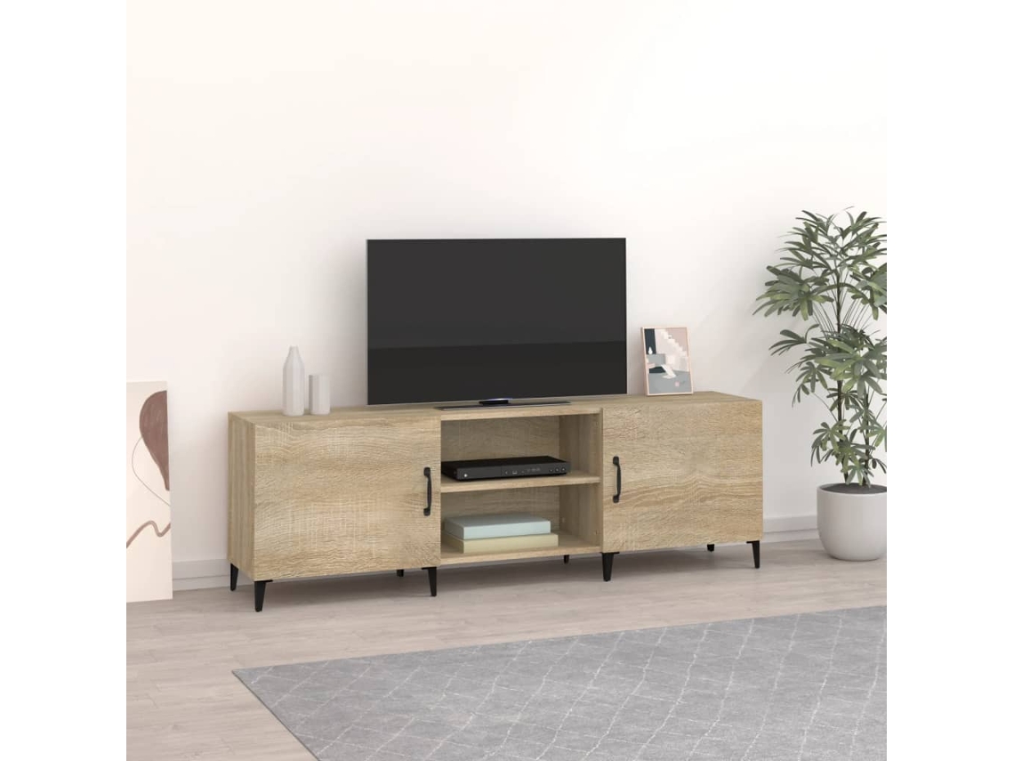 Móvel de Tv 150X30X50 Cm Derivados de Madeira Carvalho Sonoma