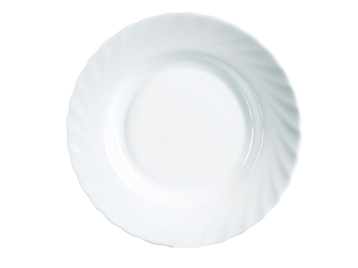 Prato LUMINARC Trianon (Branco - Vidro)